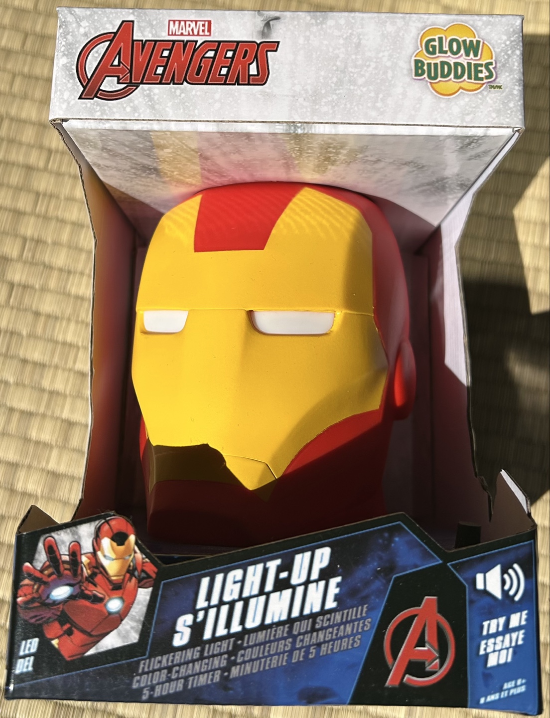 Marvel Avengers Iron Man Light-Up Figure (BOX NEVER OPENED)