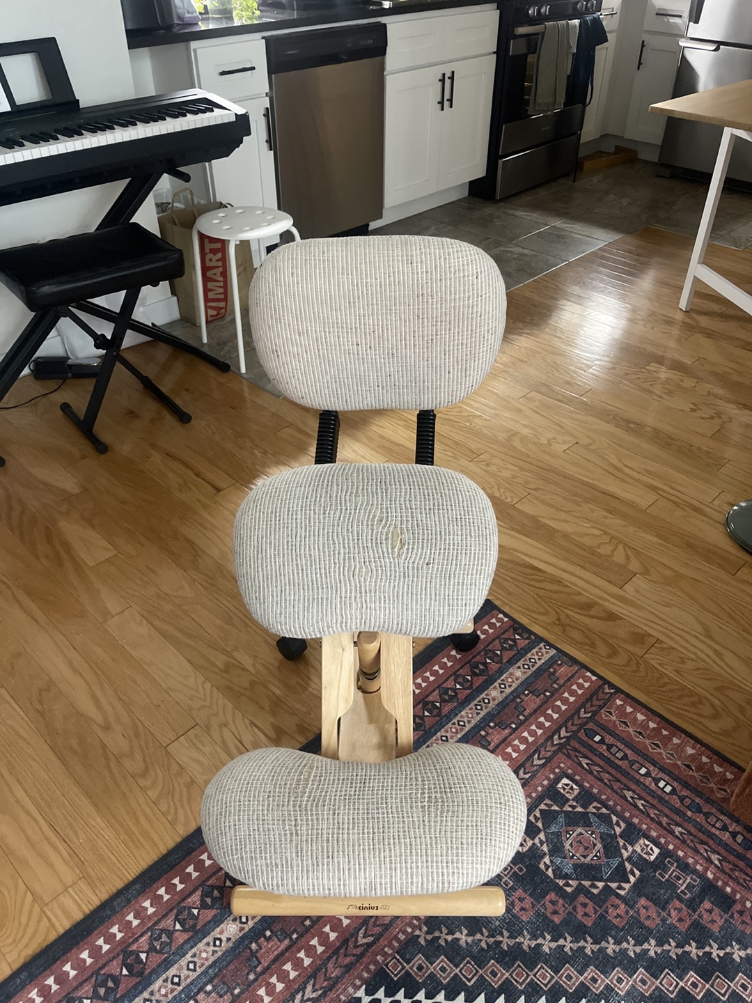 Used Kneeling Chair with Wooden Frame - photo 2