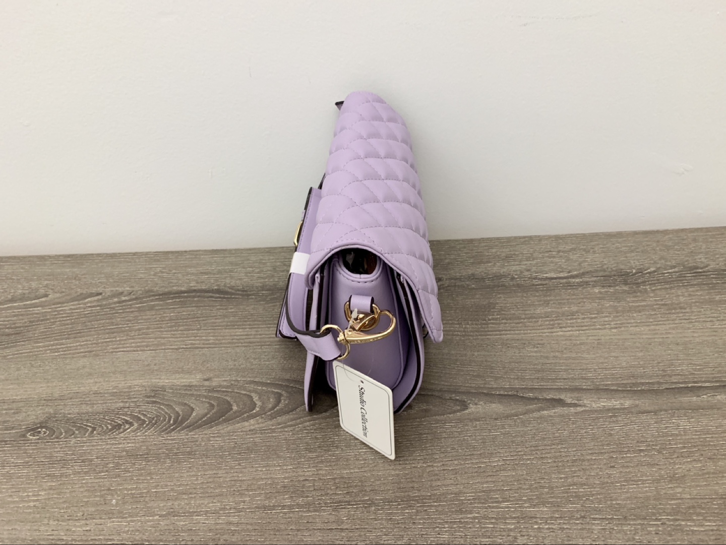 Lavender Quilted Crossbody Bag - photo 5
