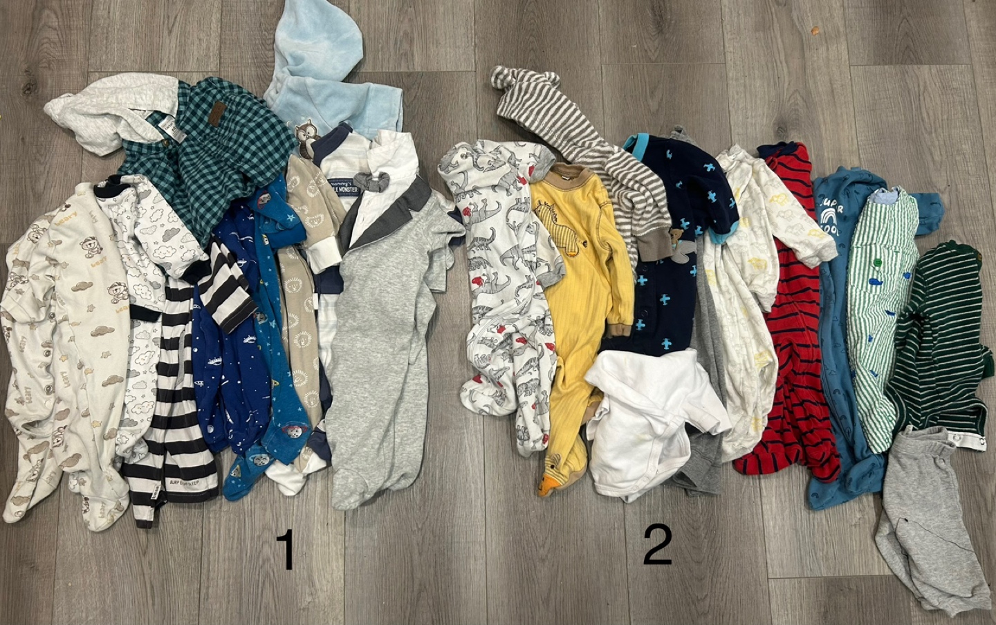 Bundle of Baby Boy Clothes - NB/0/3 (not all pictured)