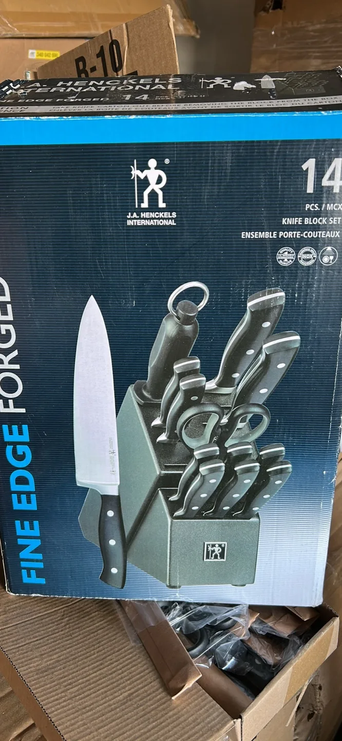 J.A. Henckels Fine Edge Forged 14-Piece Knife Block Set thumbnail