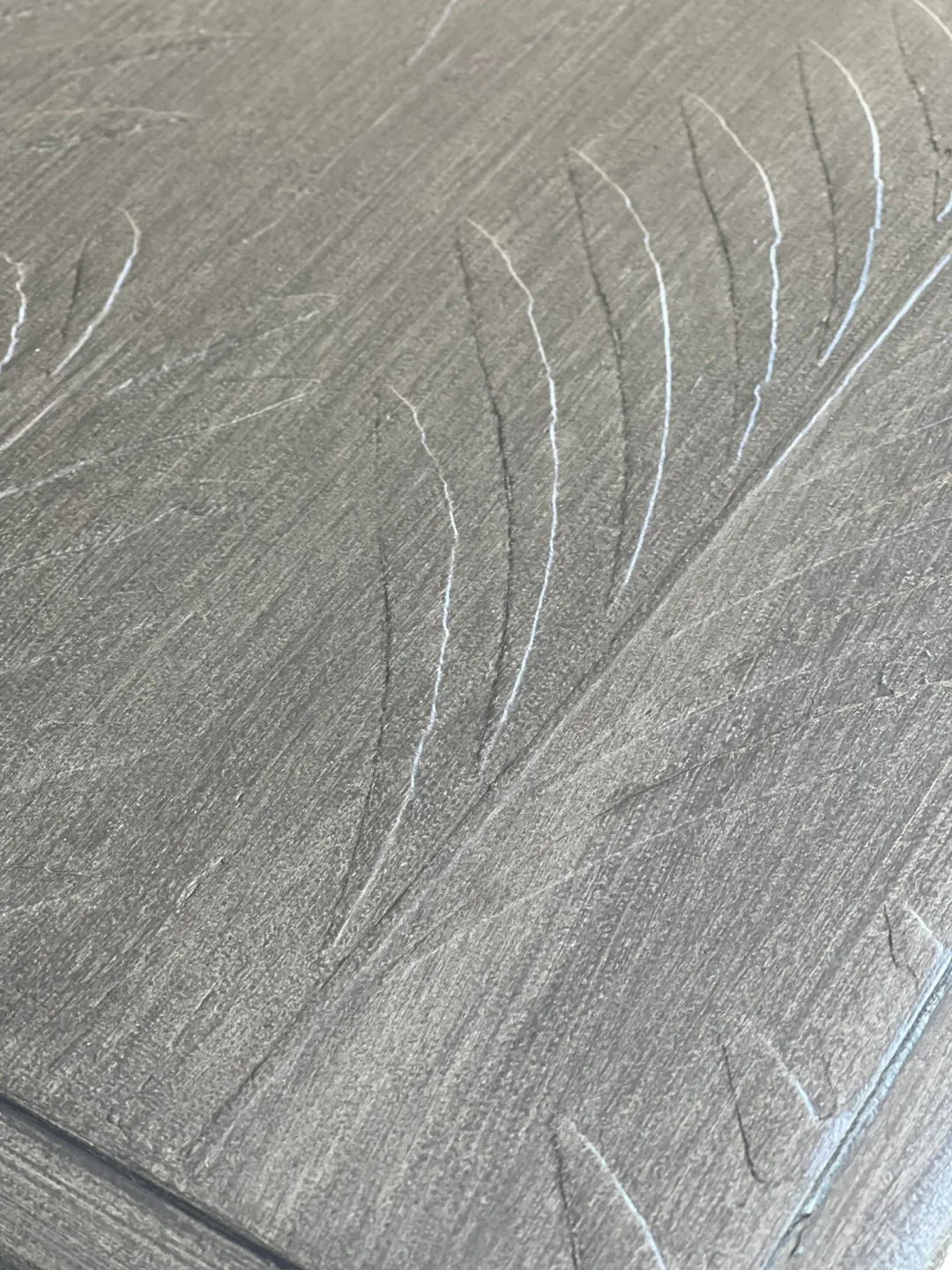 Vintage Beautiful 5 drawers dresser Brushed Gray/Gold image indicator(9)