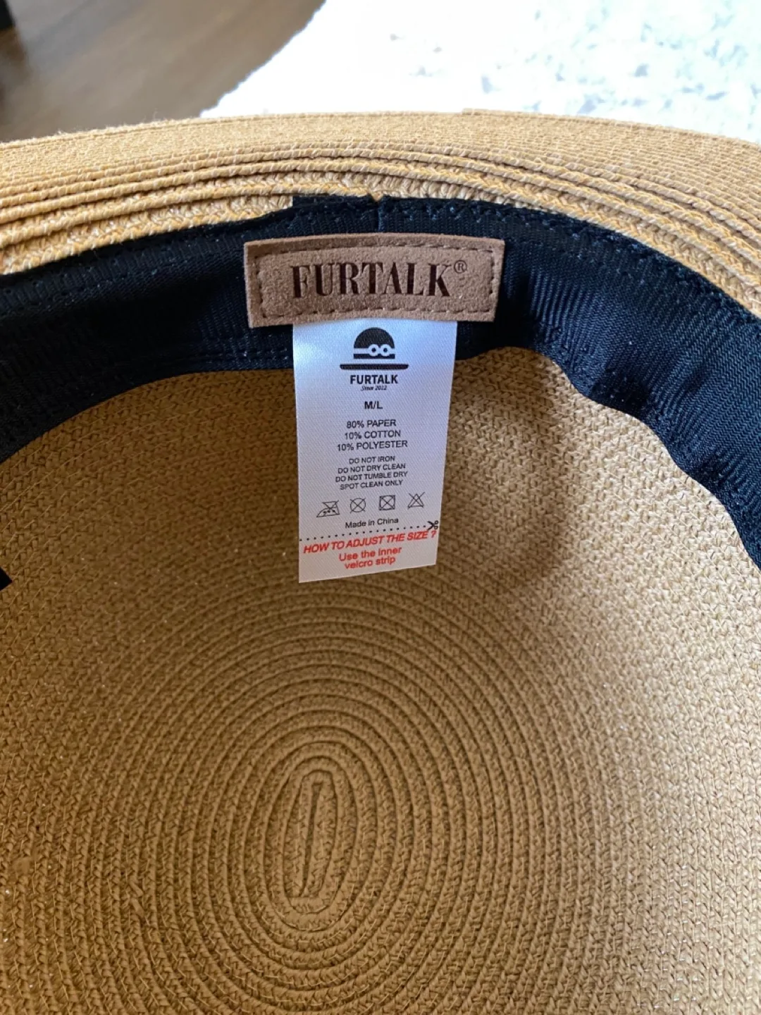 Furtalk UPF 80+ Sun Hat - Khaki - Medium-Large image indicator(4)