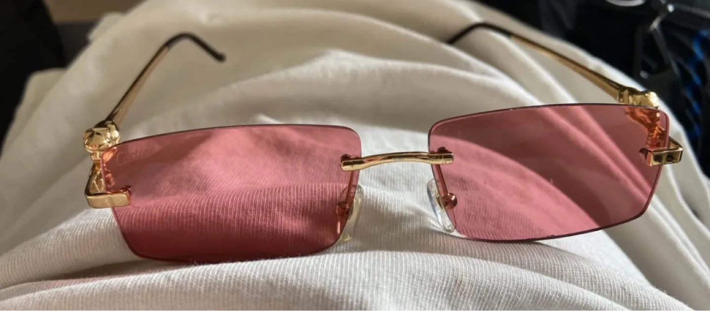 ‼️Cartier Rectangular Frame Sunglasses image indicator(2)