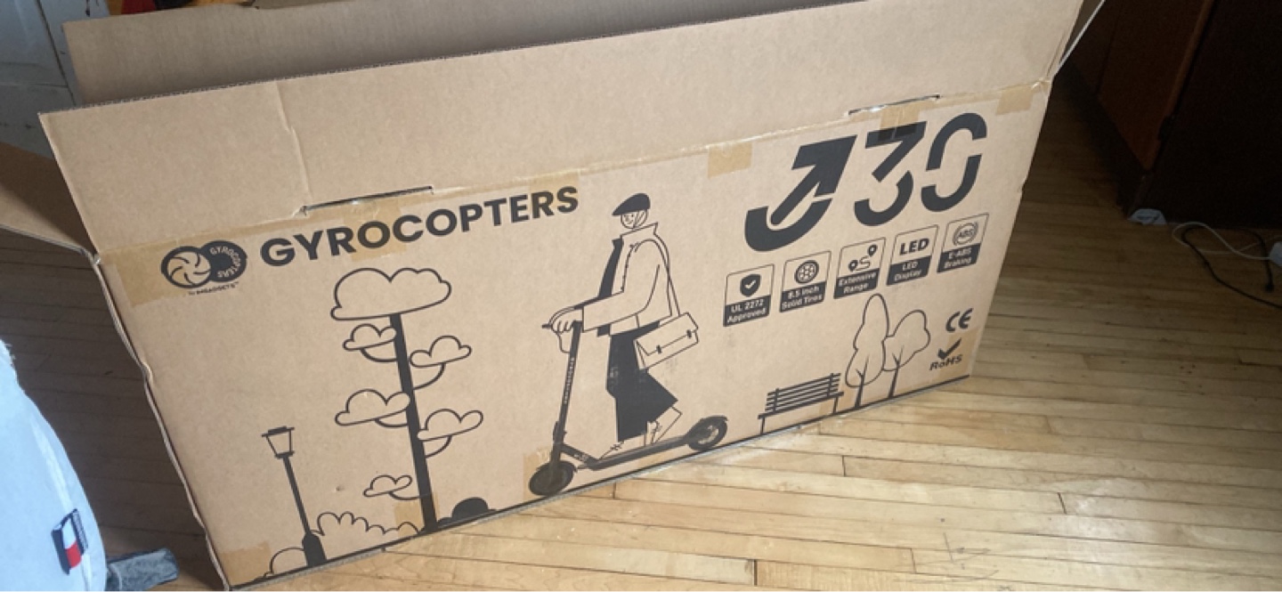 Brand New GYROCOPTERS J30 Electric Scooter