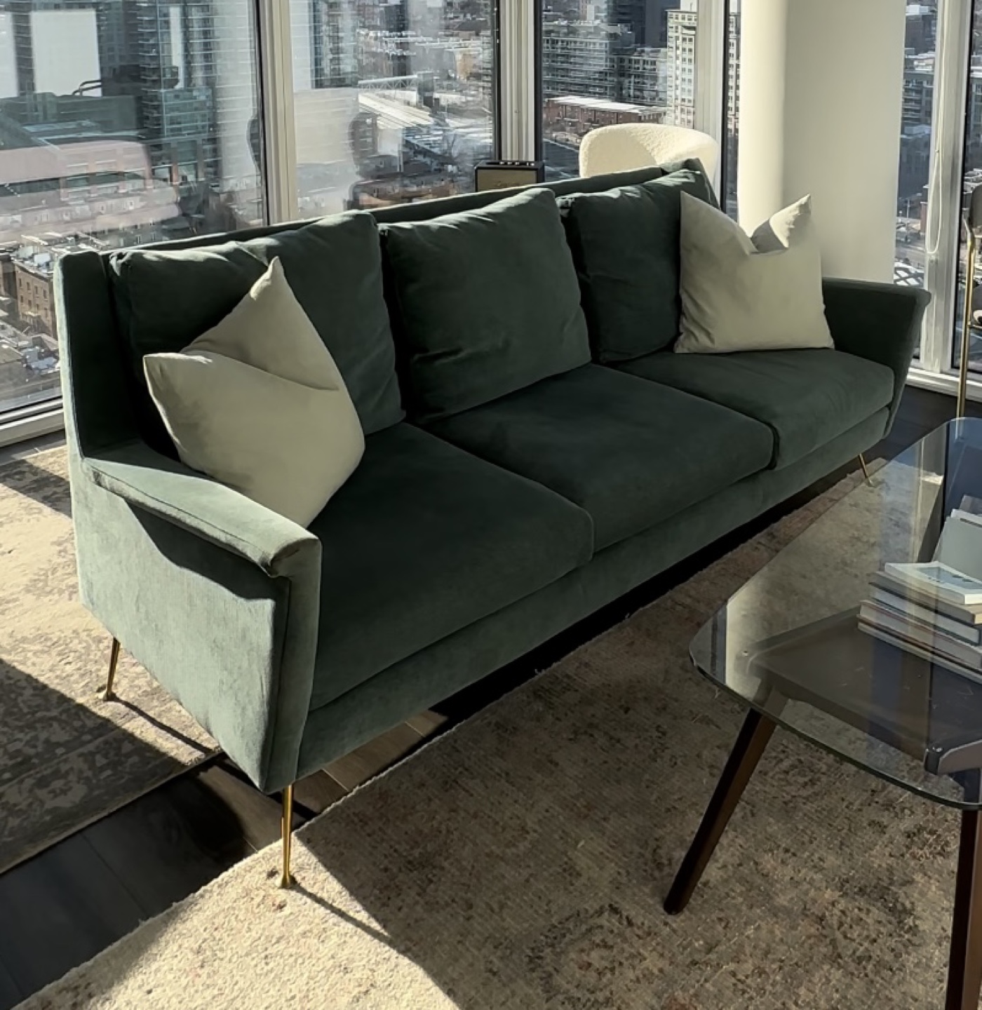 3 Seater Mid-Century Modern Sofa