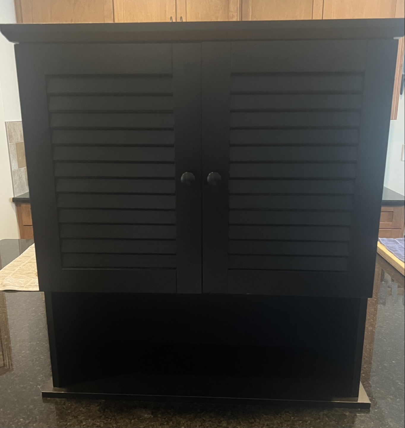 Black Medicine Cabinet
