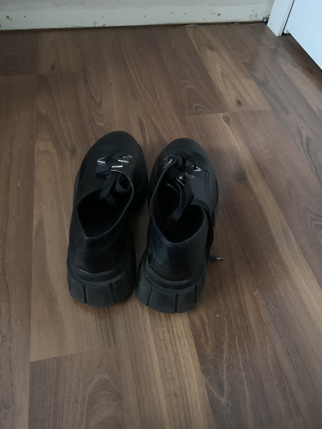 Black Platform Oxfords - photo 2