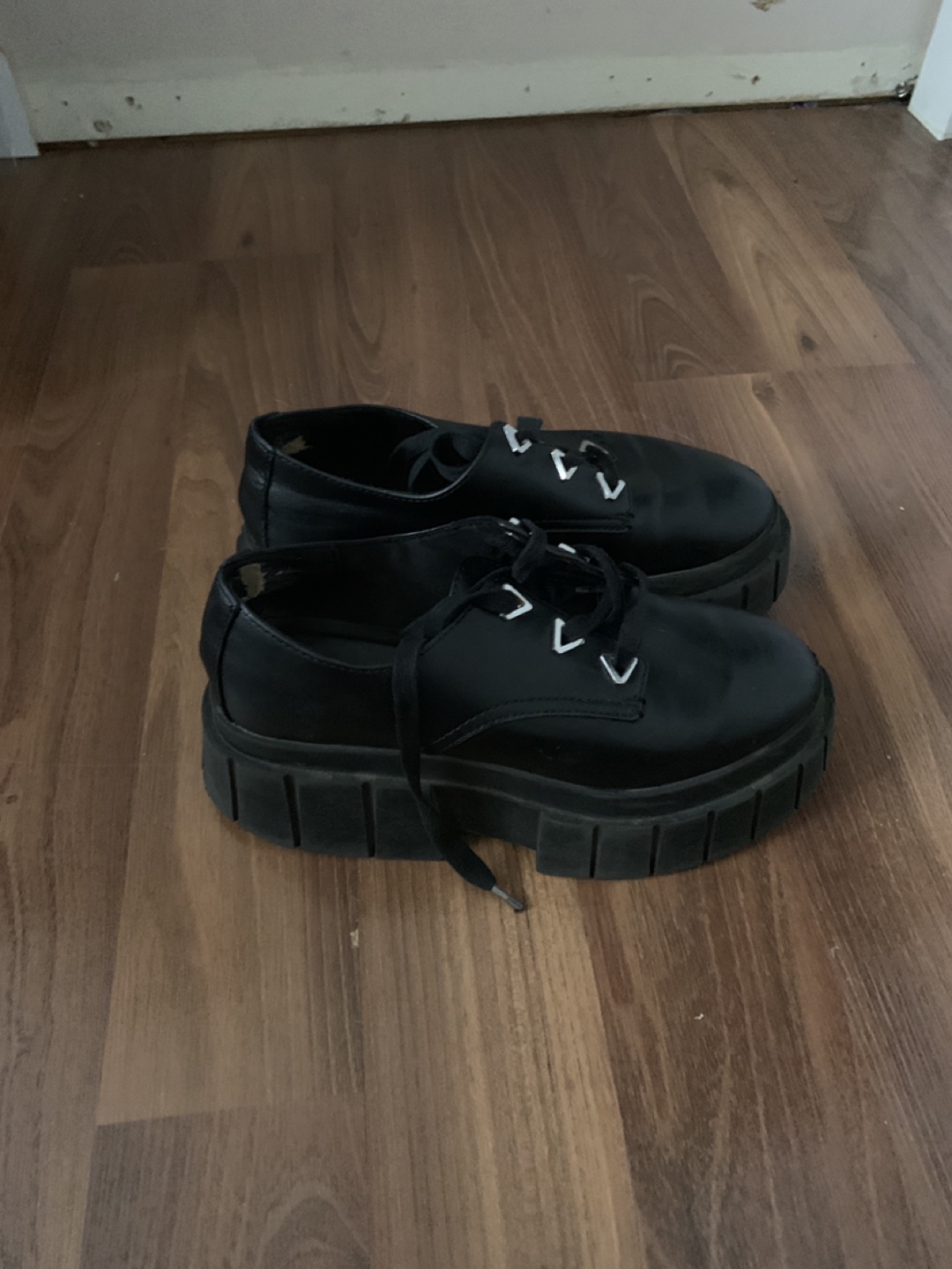 Black Platform Oxfords - photo 4