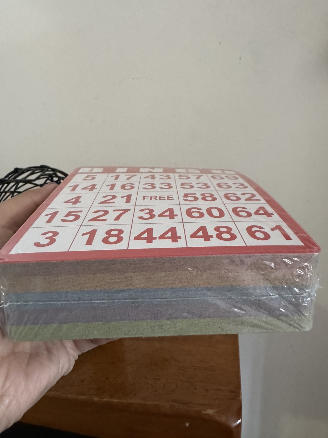 Bingo Game Set - Wooden Cage, Balls, and Cards - photo 4