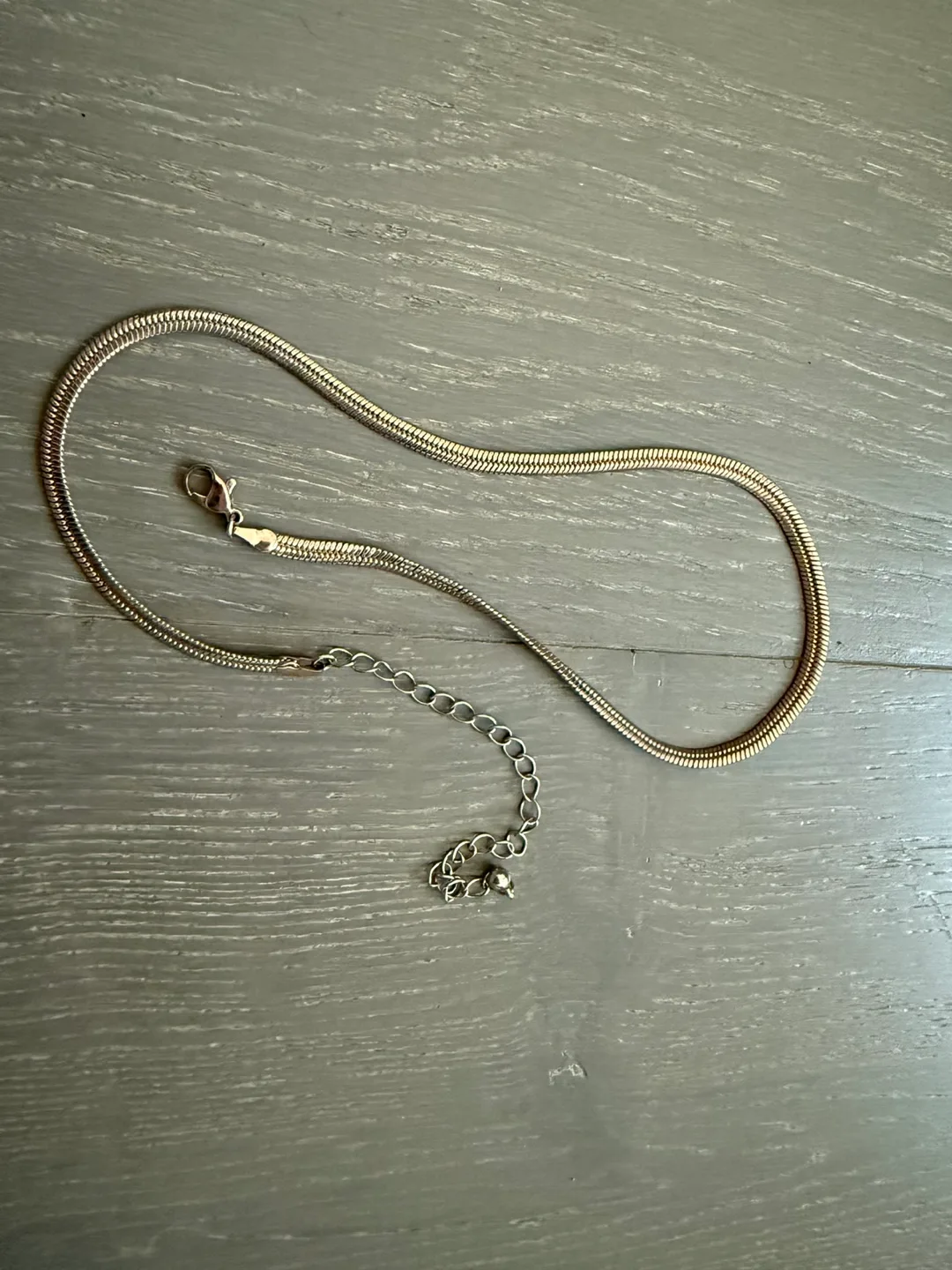 Rose Gold-toned Snake Chain Necklace image indicator(2)