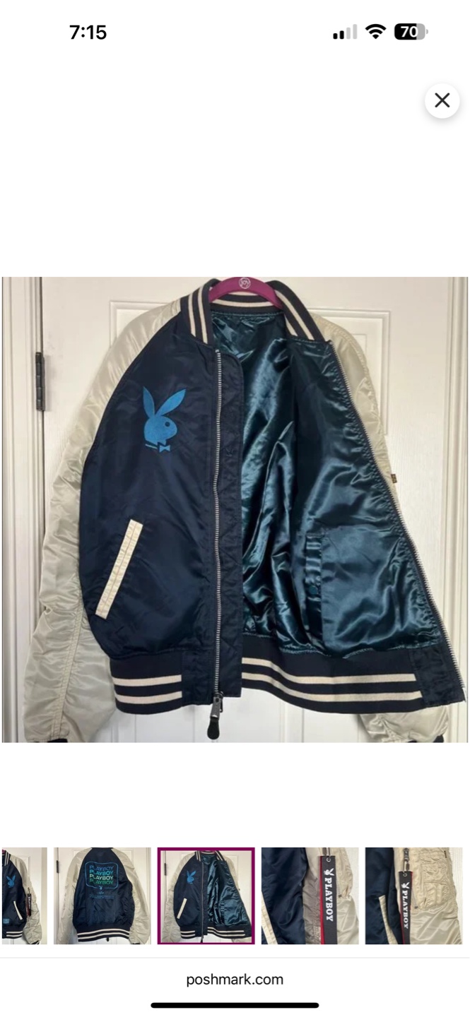 Playboy x Alpha Industries MA-1 Bomber Jacket - photo 3