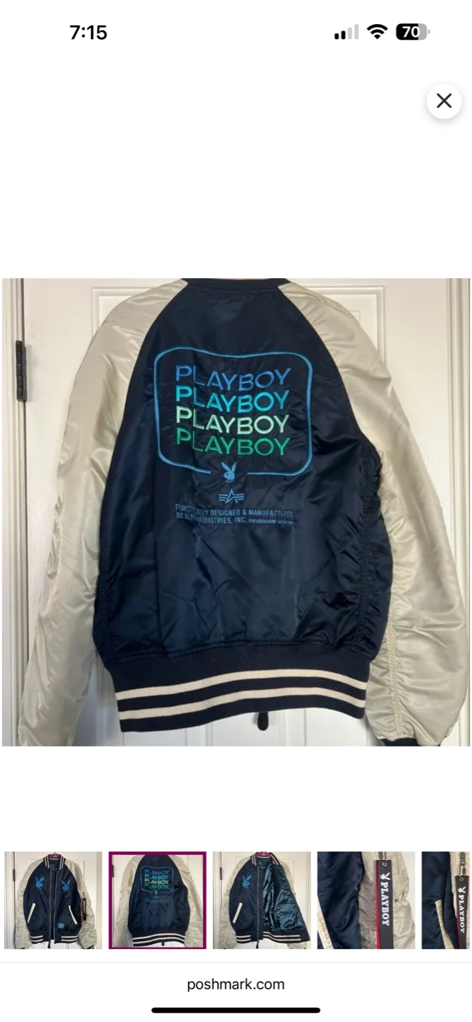 Playboy x Alpha Industries MA-1 Bomber Jacket