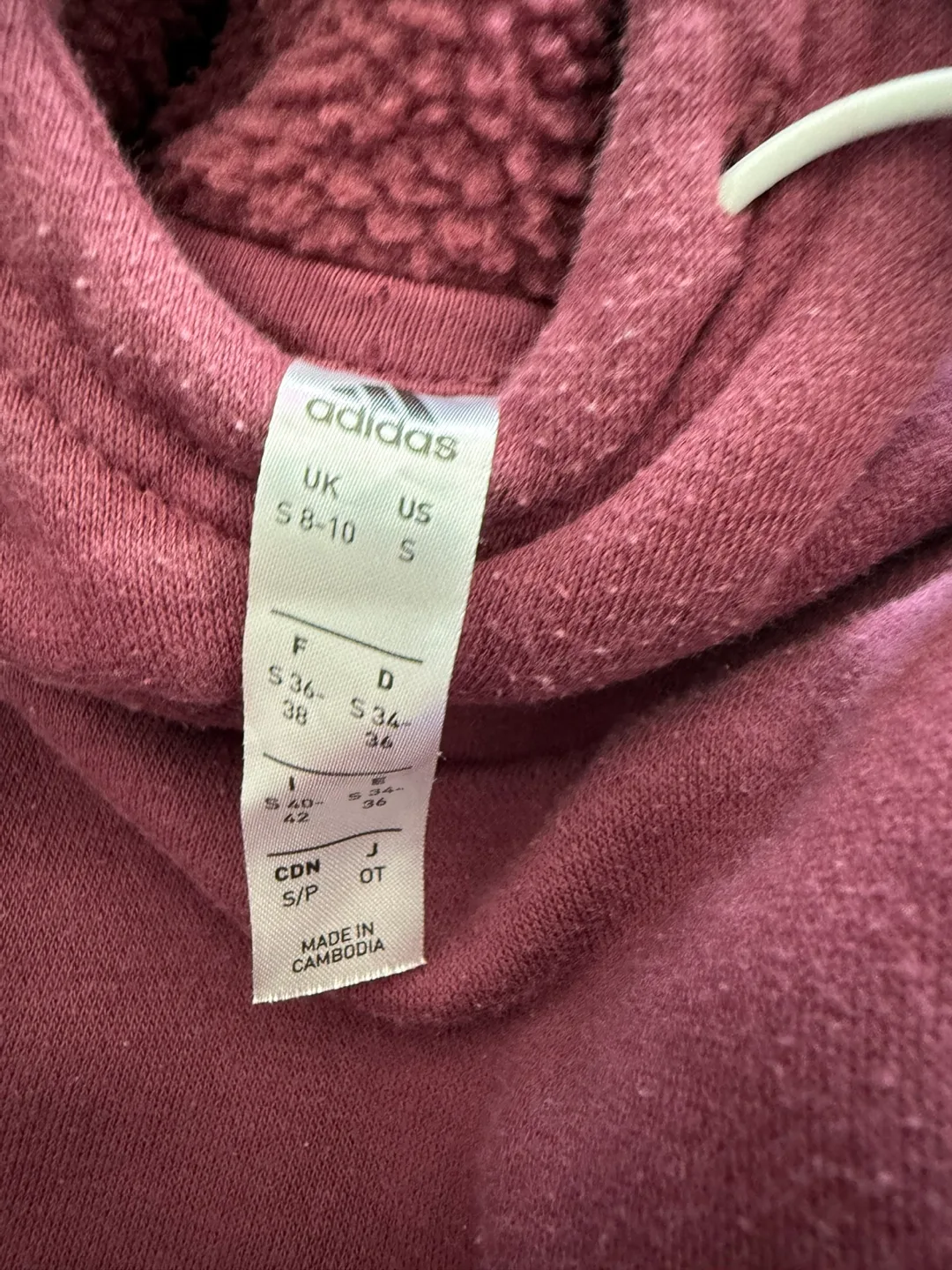 Adidas Women's Size Small Burgundy Tracksuit image indicator(3)