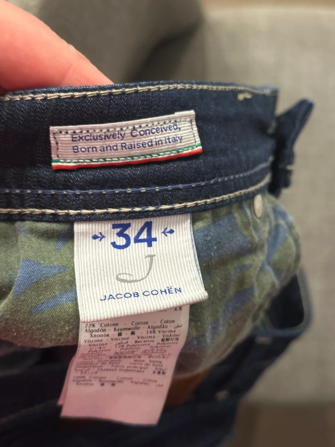 Jacob Cohen Men's Jeans Size 34 image indicator(3)