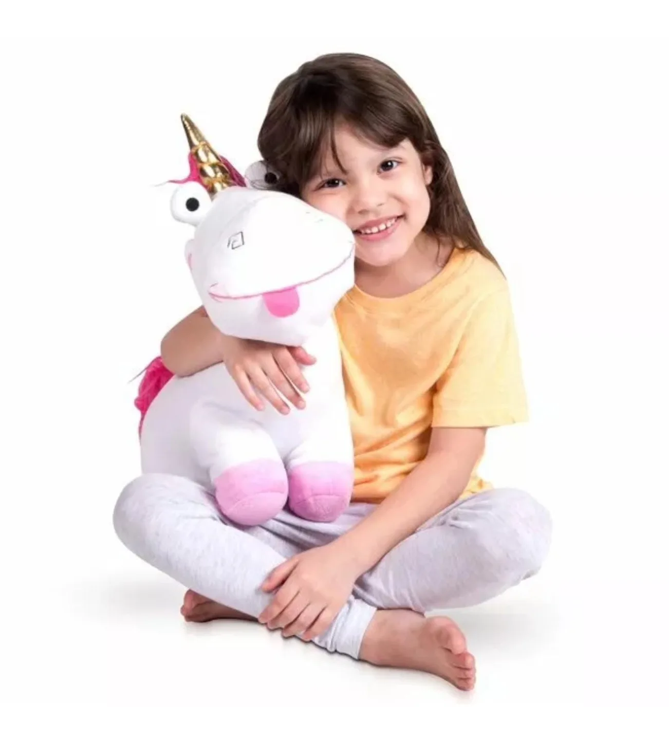 💚 Despicable Me Fluffy the Unicorn Plush Pillow 21" image indicator(4)