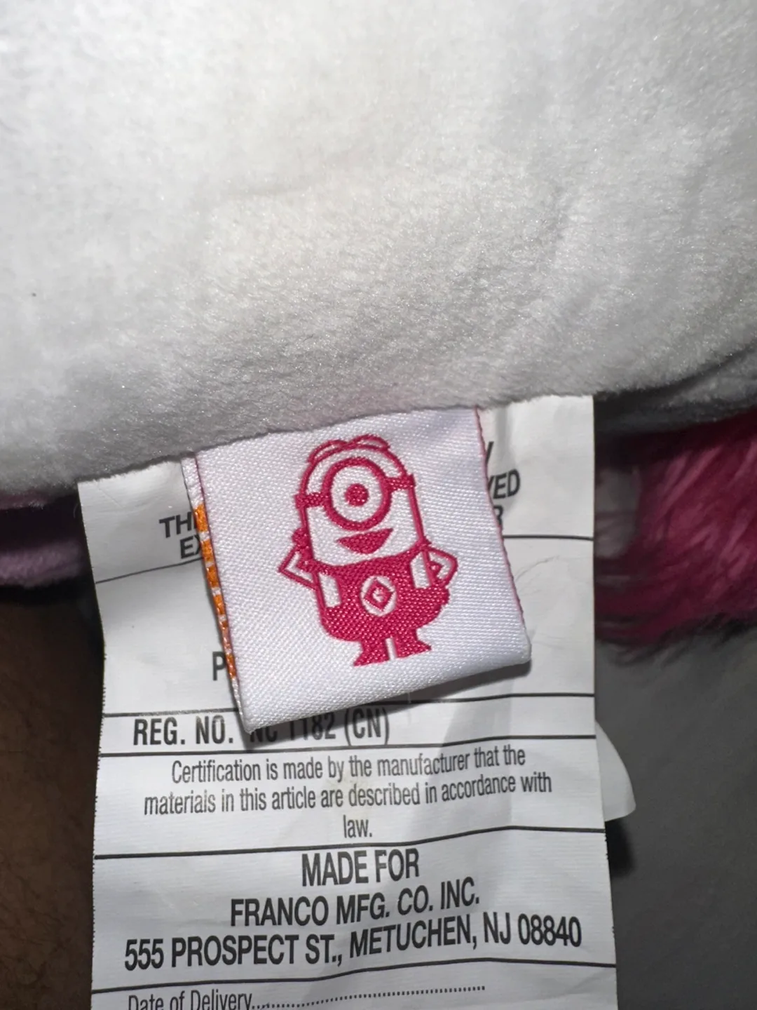 💚 Despicable Me Fluffy the Unicorn Plush Pillow 21" image indicator(3)