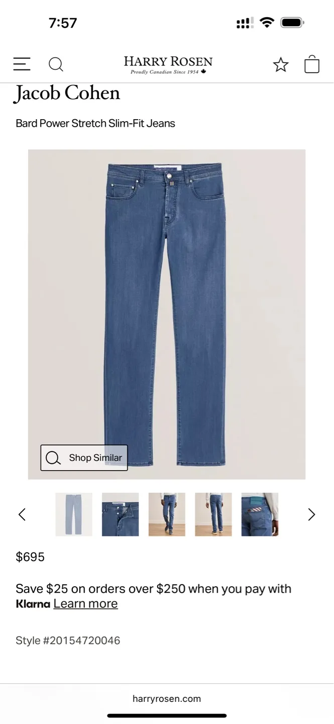 Jacob Cohen Men's Jeans Size 34 image indicator(4)