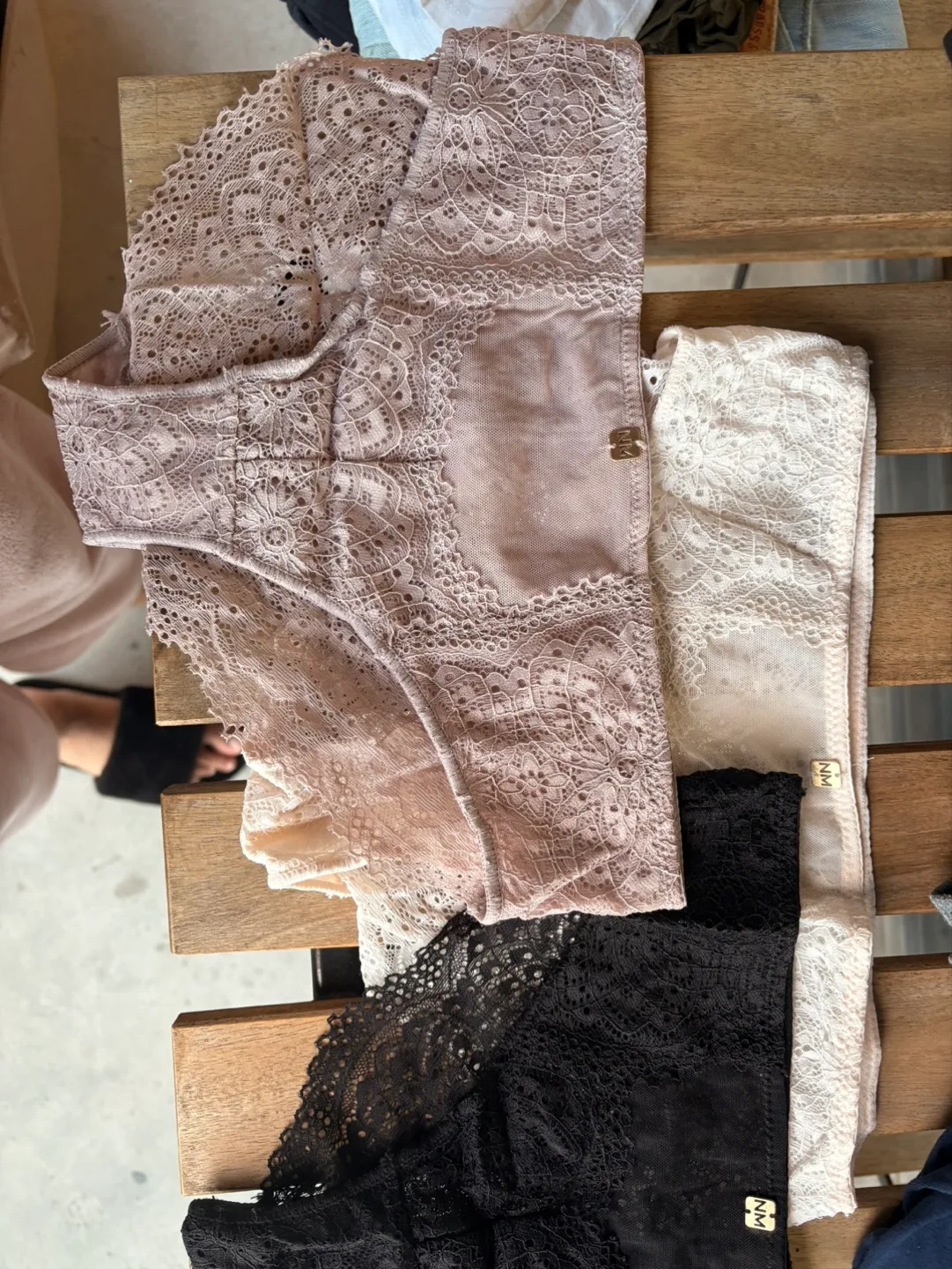 Three Pairs of Women's Lace Underwear thumbnail