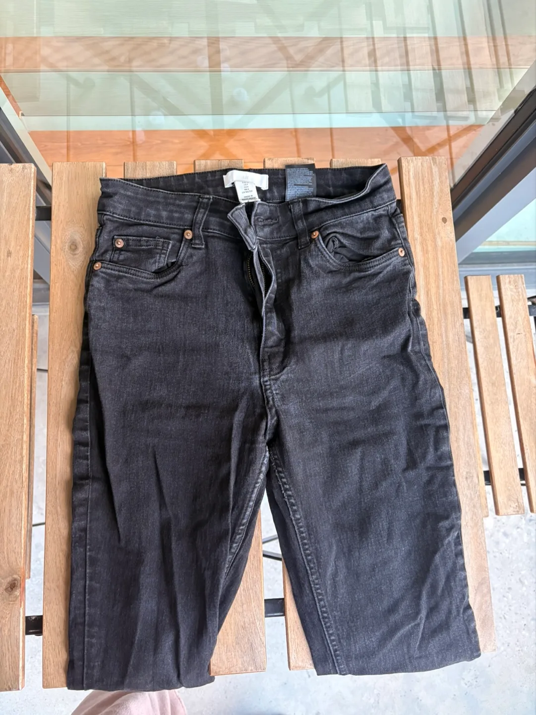 H&M Black Skinny Jeans - Size 6 #freecycle thumbnail