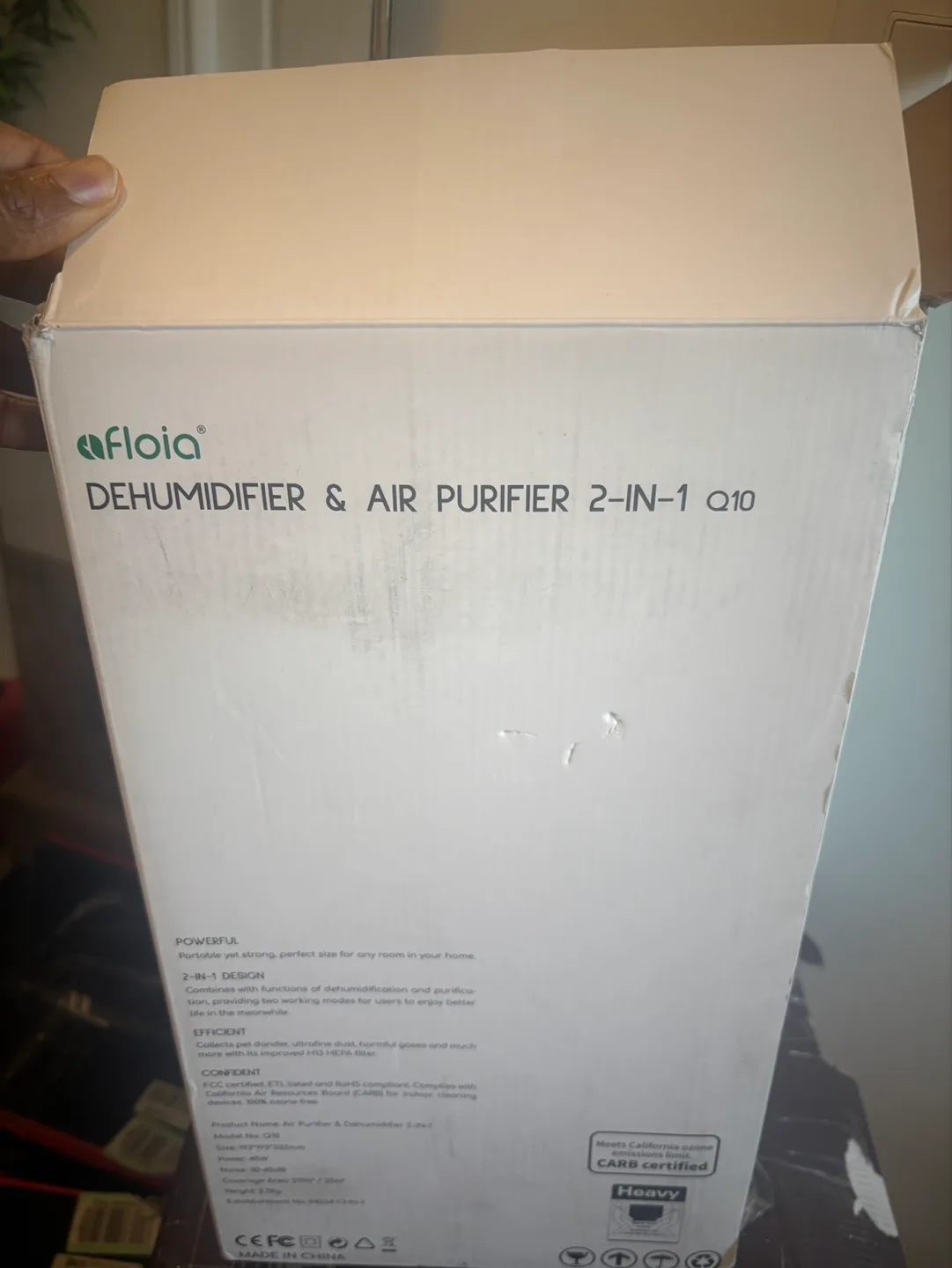 Floia Q10 2-in-1 Dehumidifier & Air Purifier image indicator(5)