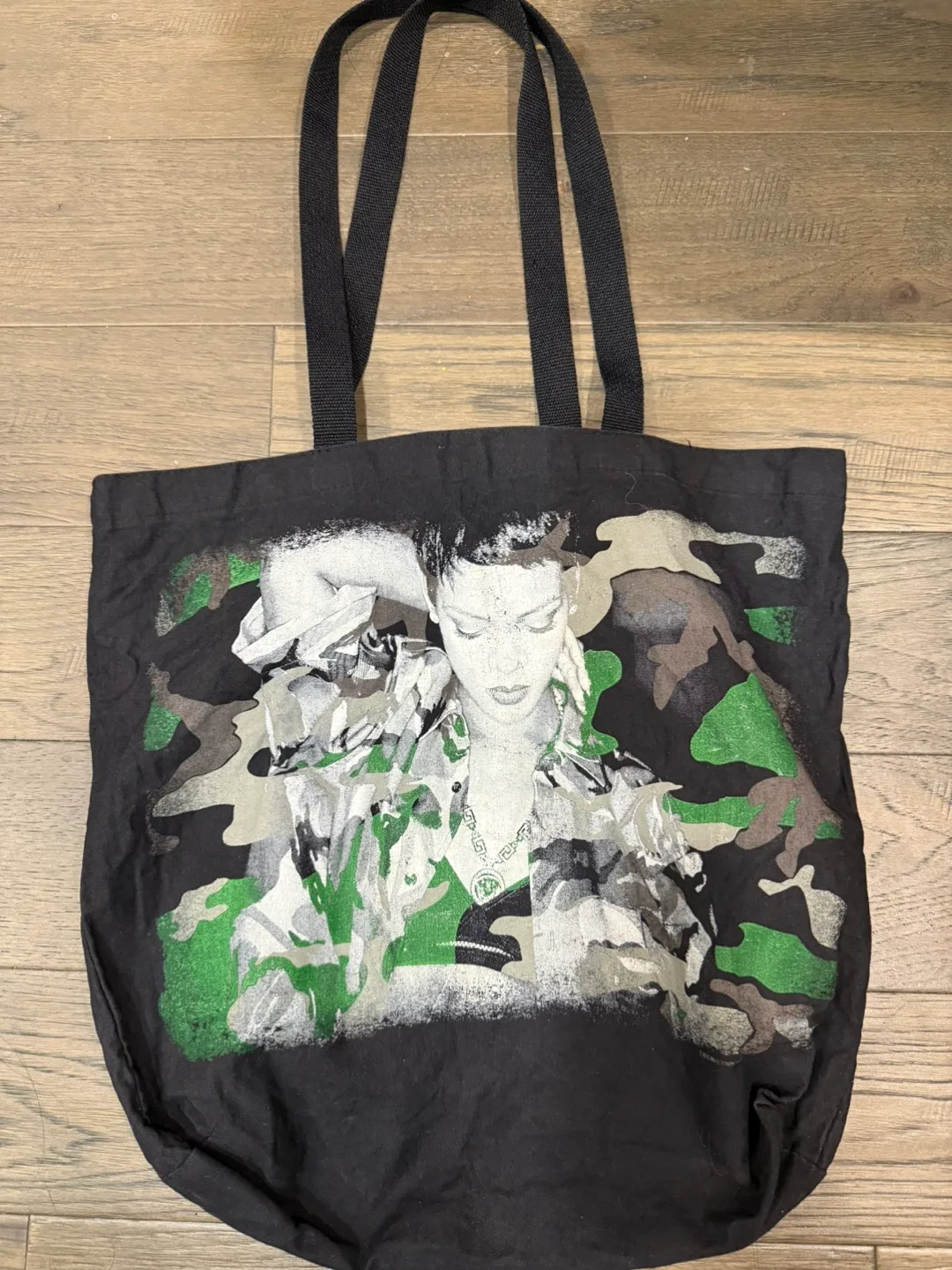 Rihanna Tote Bag VIP Diamonds 2013- Camo Print thumbnail
