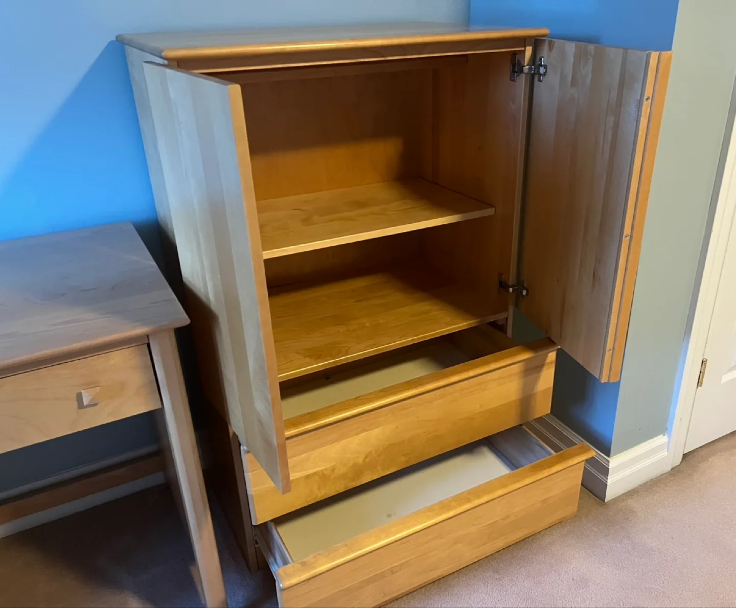 Child's Solid Wooden Hutch $40 image indicator(2)