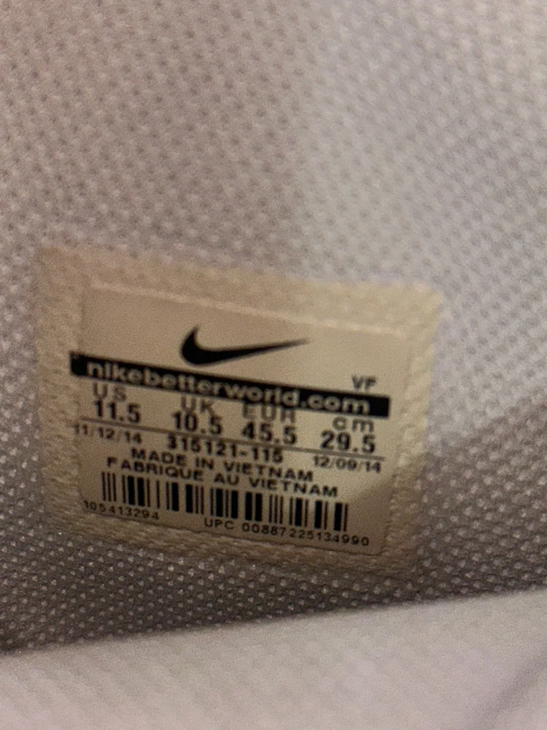 💚Nike Air Force 1 High Top Sneakers - Mens Size 11.5 image indicator(3)