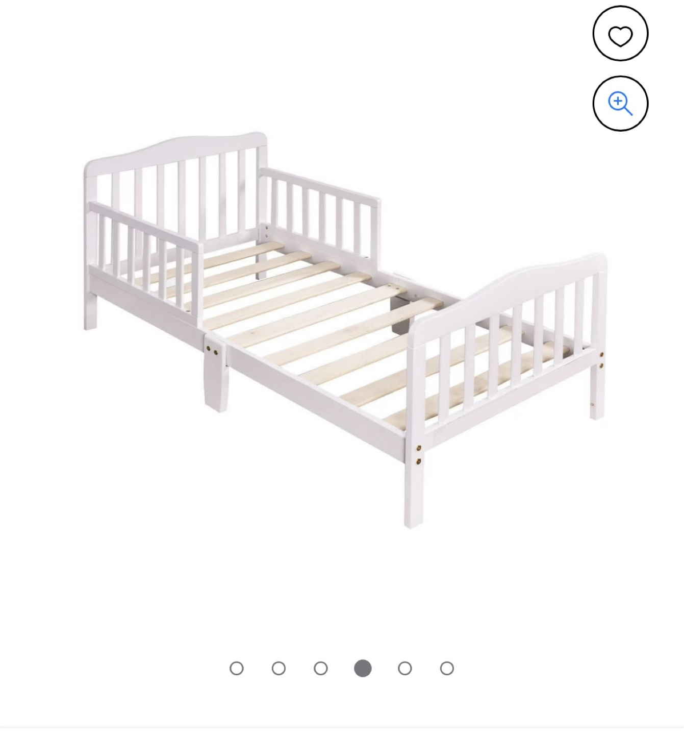 White Toddler Beds with Guardrails (Set of 2) - photo 3