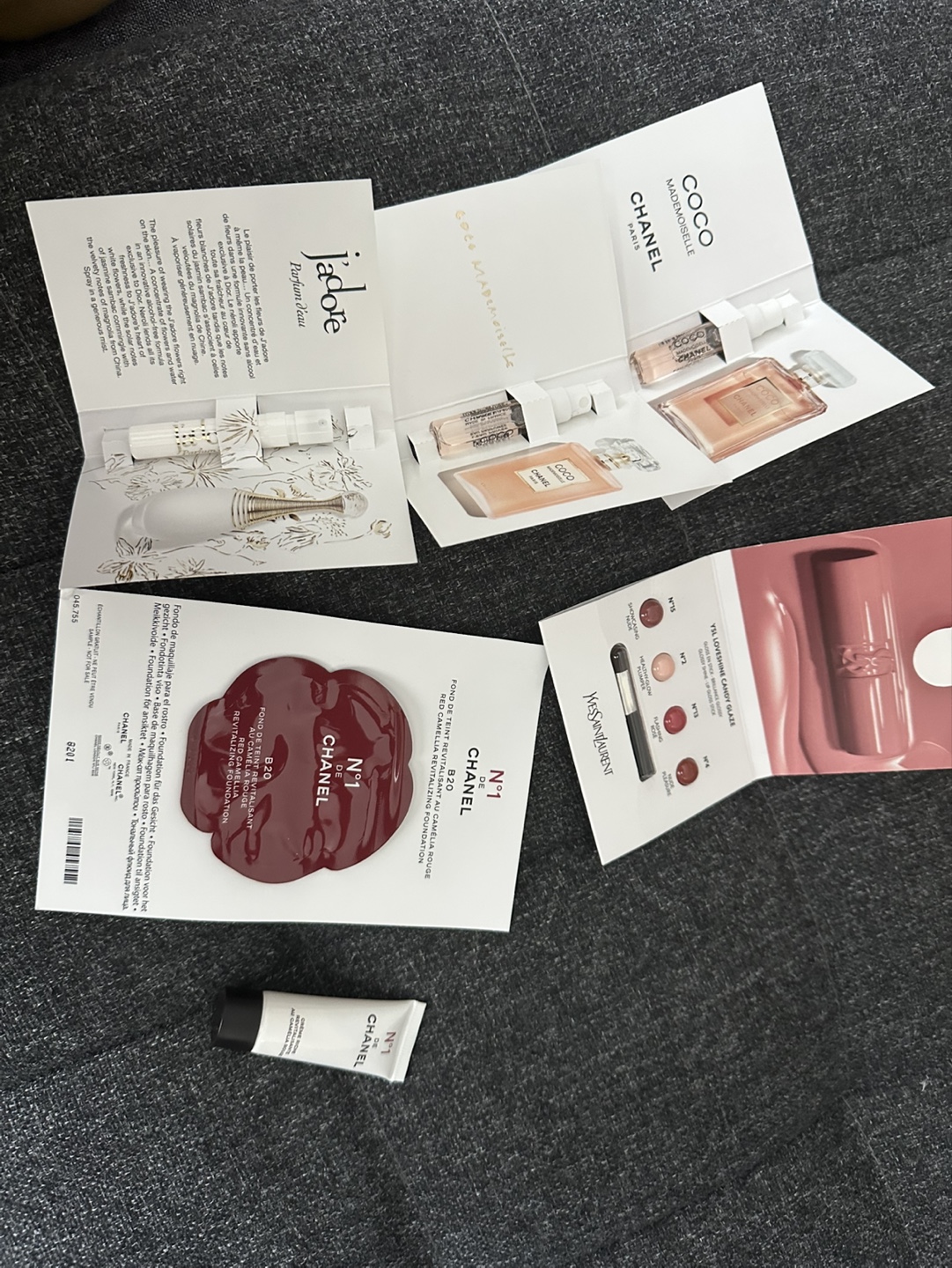 Chanel & Dior Perfume Makeup Samples
