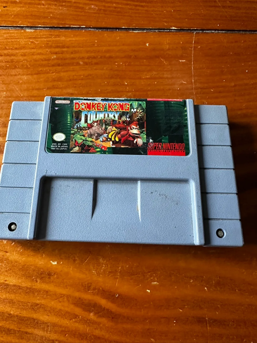 Donkey Kong Country Super Nintendo Game Cartridge thumbnail