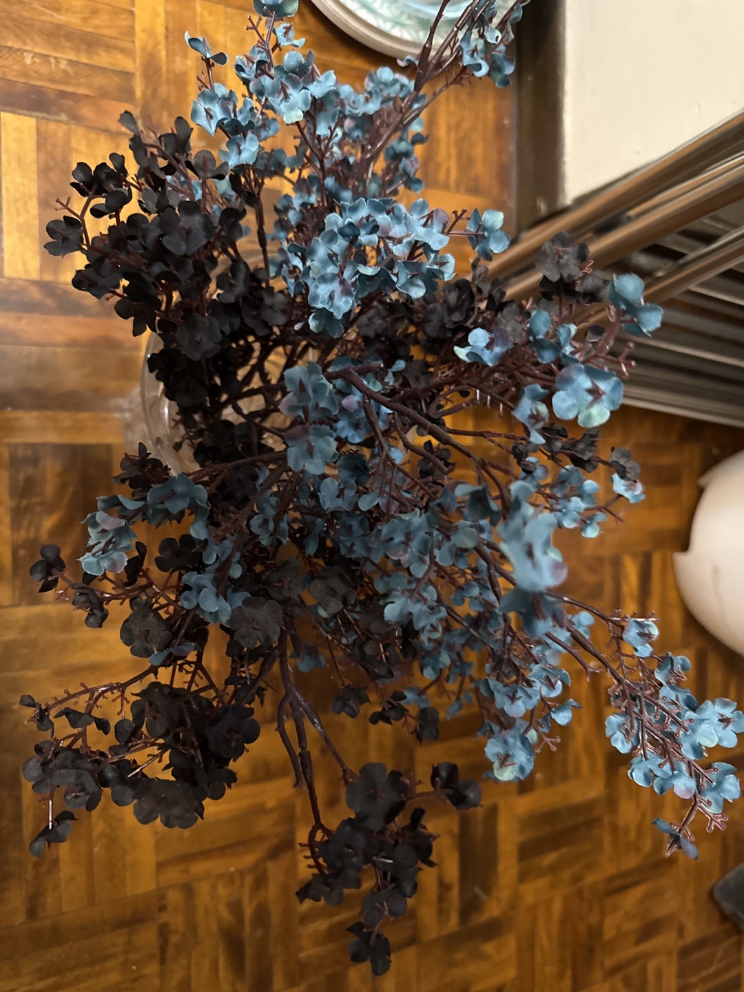 💚Artificial Flower Arrangement - Teal and Black