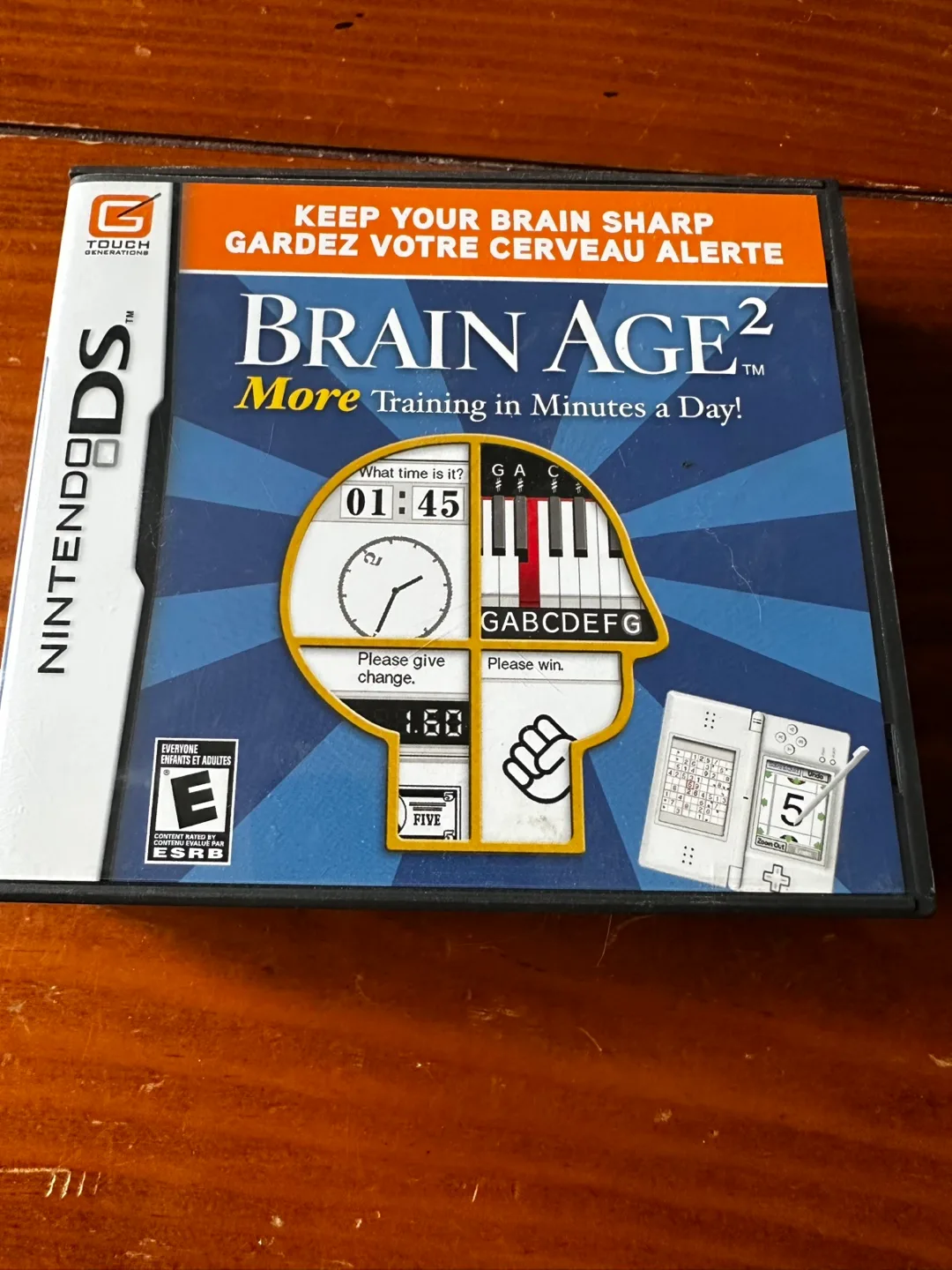 Nintendo DS Games - Crosswords & Brain Age 2 thumbnail