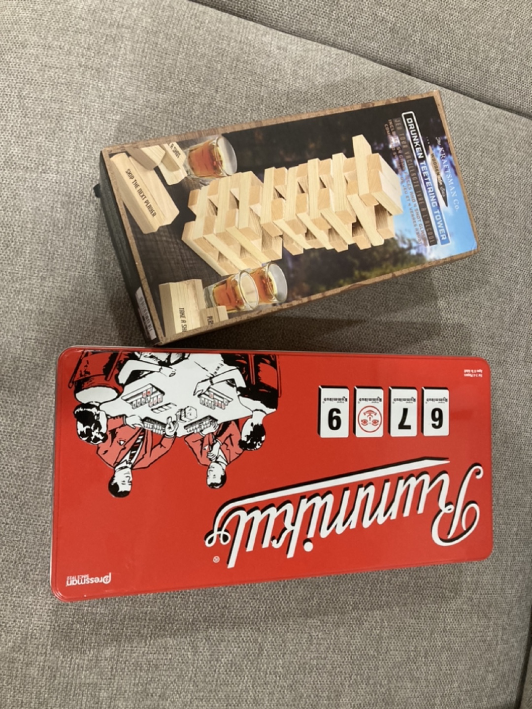 Rummikub and Jenga Game Bundle