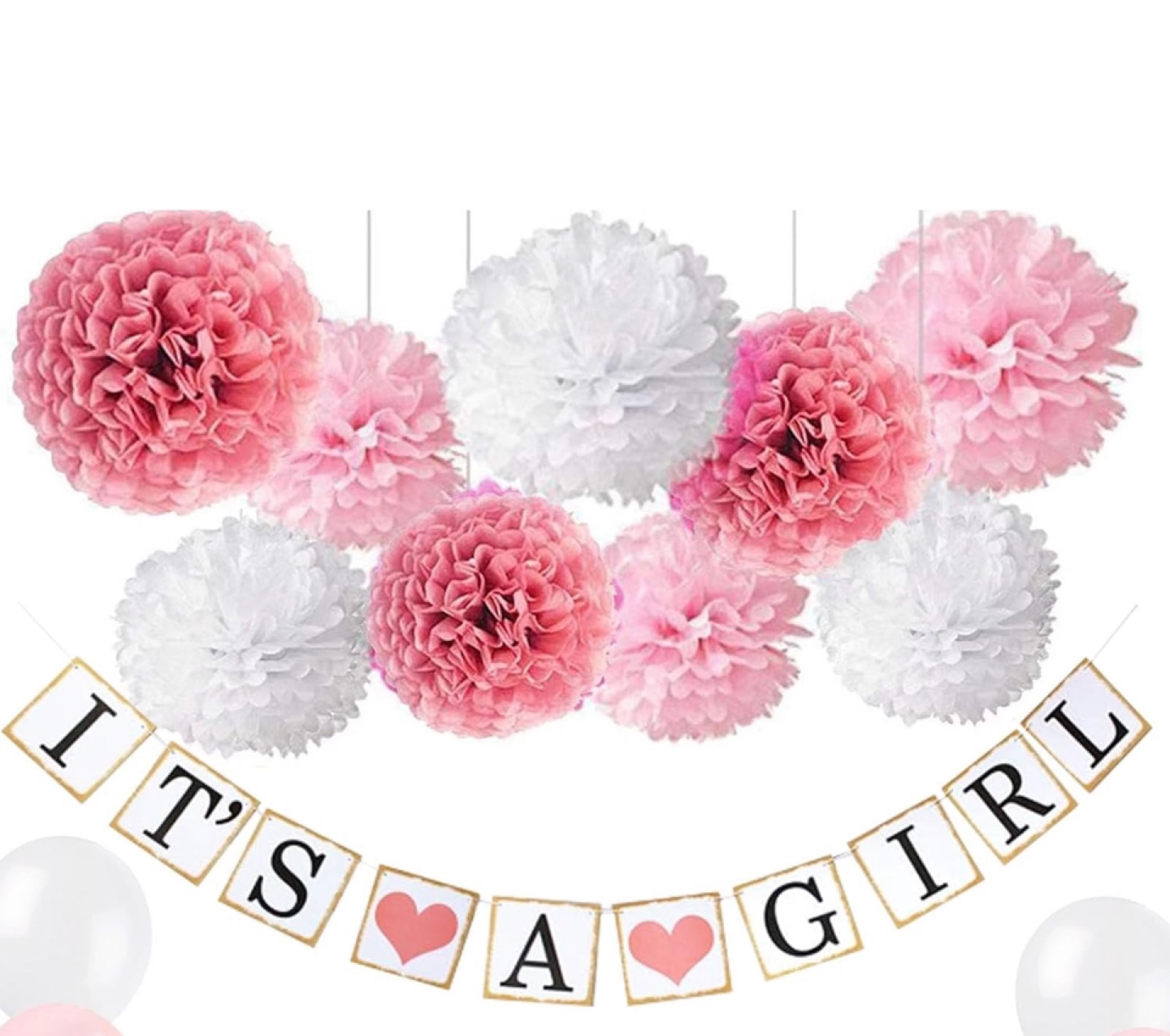 Baby Shower Decorations Bundle - It's a Girl! - photo 4