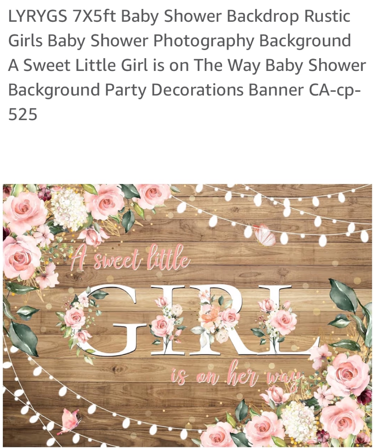 Baby Shower Decorations Bundle - It's a Girl! - photo 5
