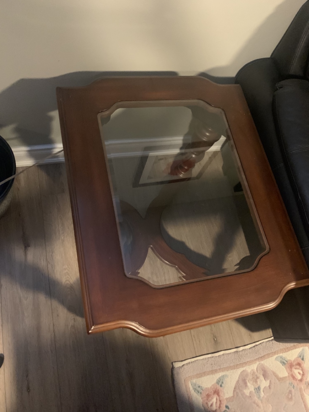 Glass Top Coffee Table and End Table Set - photo 4