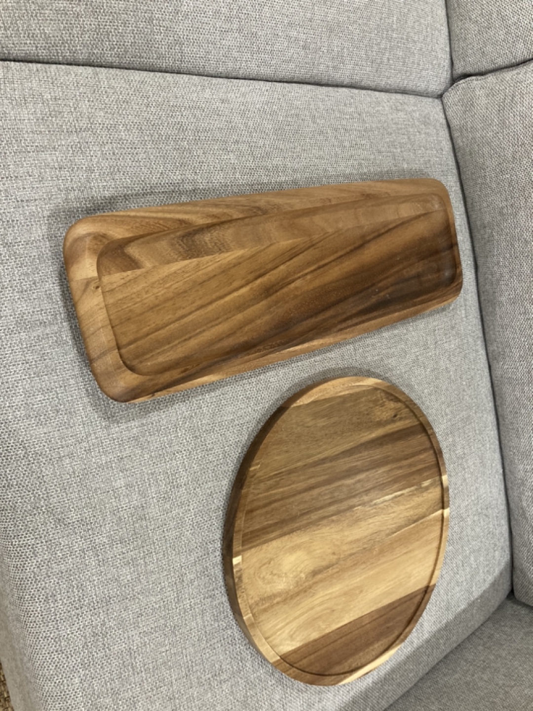 Wooden Serving Trays - Set of Two - photo 3