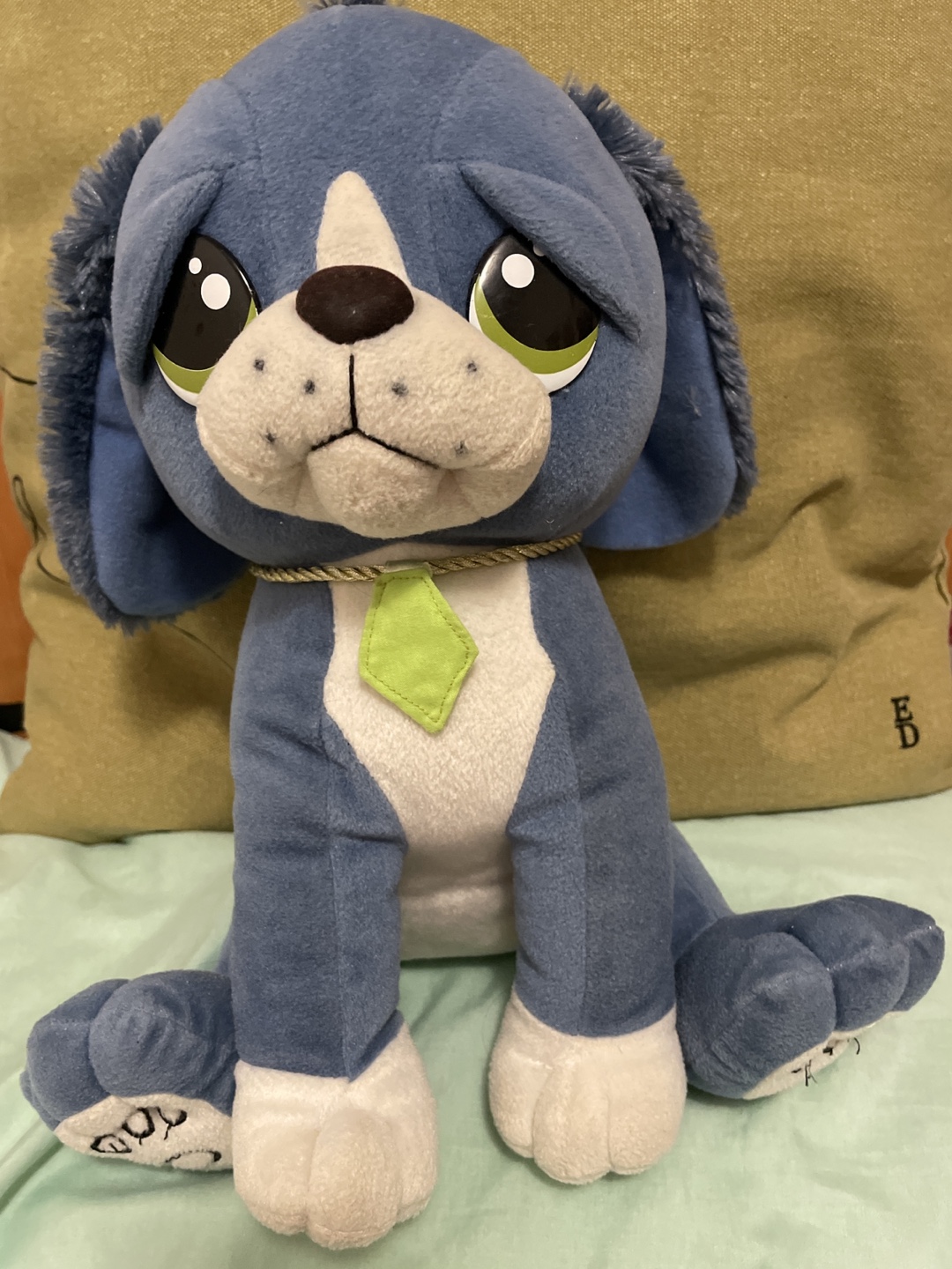 Adorable Blue Puppy Plush Toy - photo 2