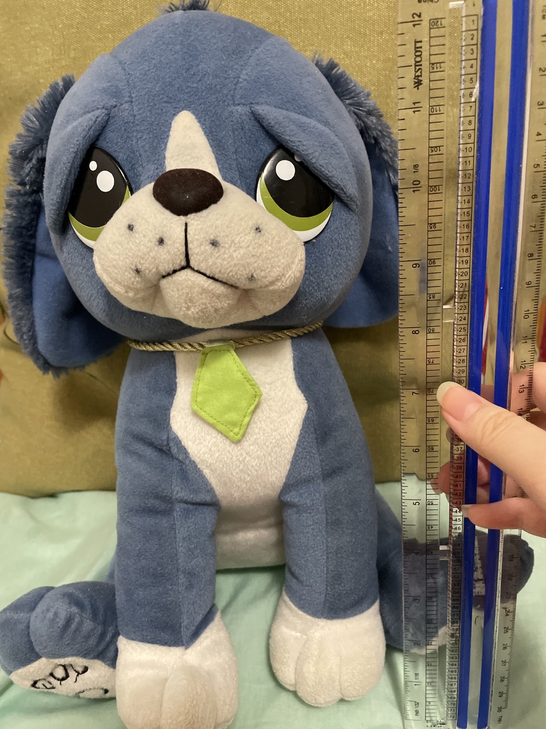 Adorable Blue Puppy Plush Toy