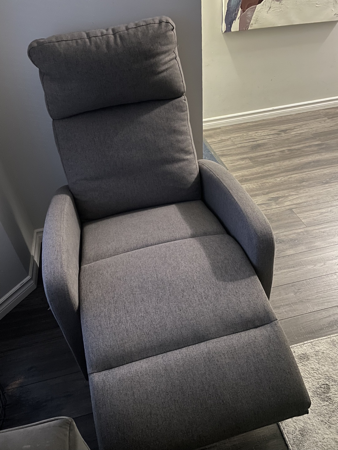 Grey Rocking & Recliner Chair 💚 - photo 2