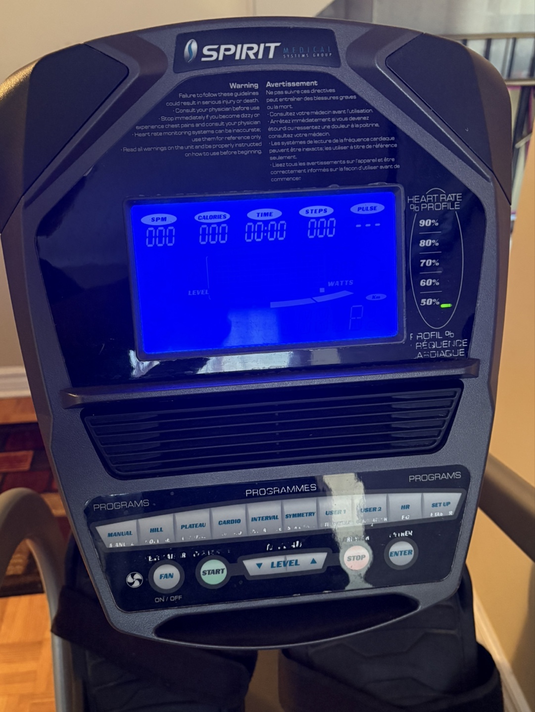 Spirit Fitness XR7 Recumbent Cross Trainer Elliptical - photo 5
