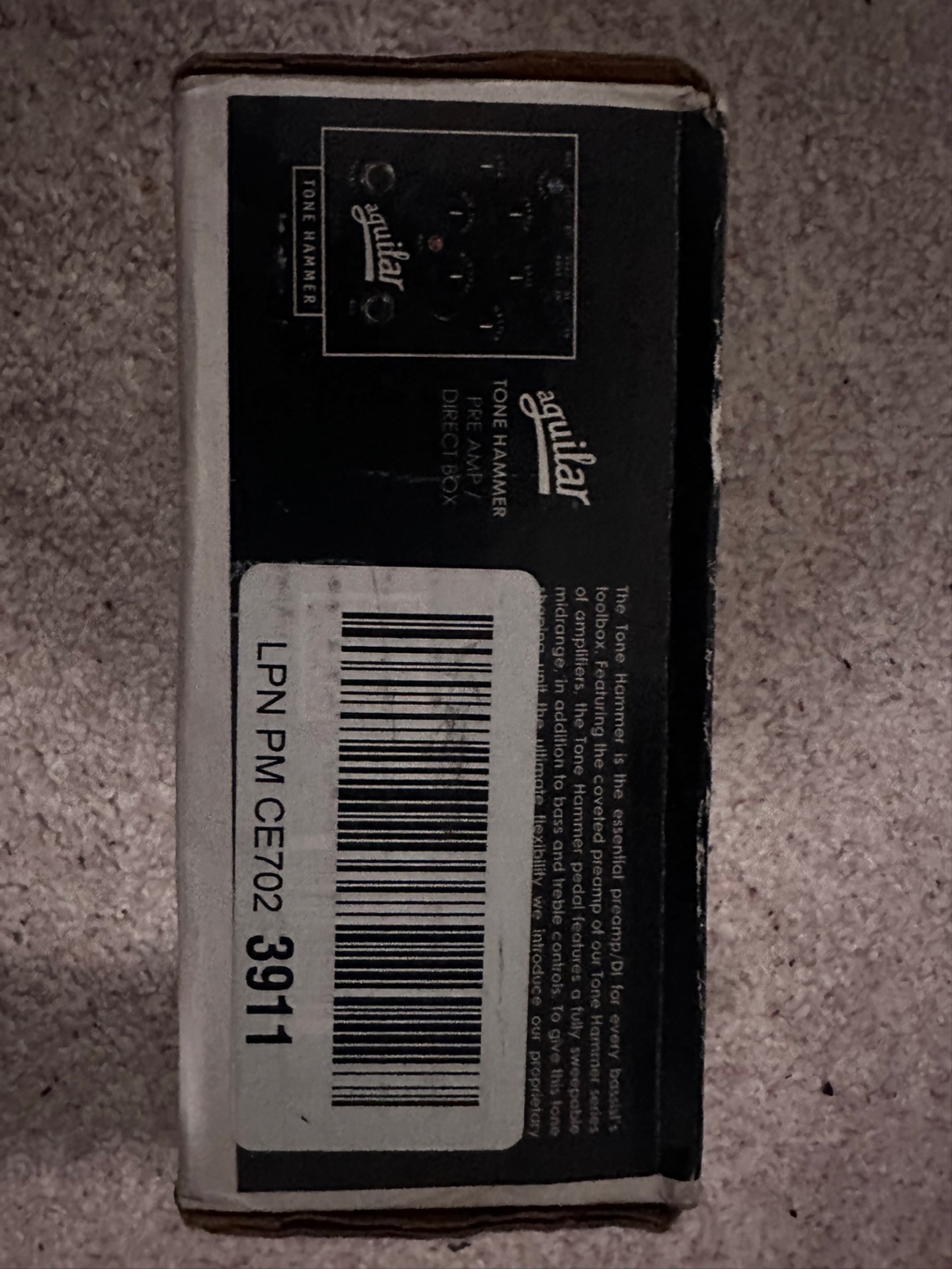 Aguilar Tone Hammer Pre-Amp/Direct Box - photo 3