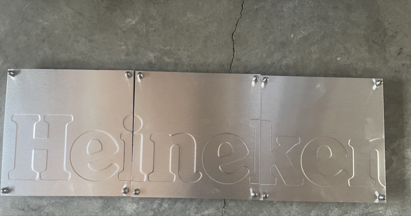 Heineken Bar Sign with LED Lighting
