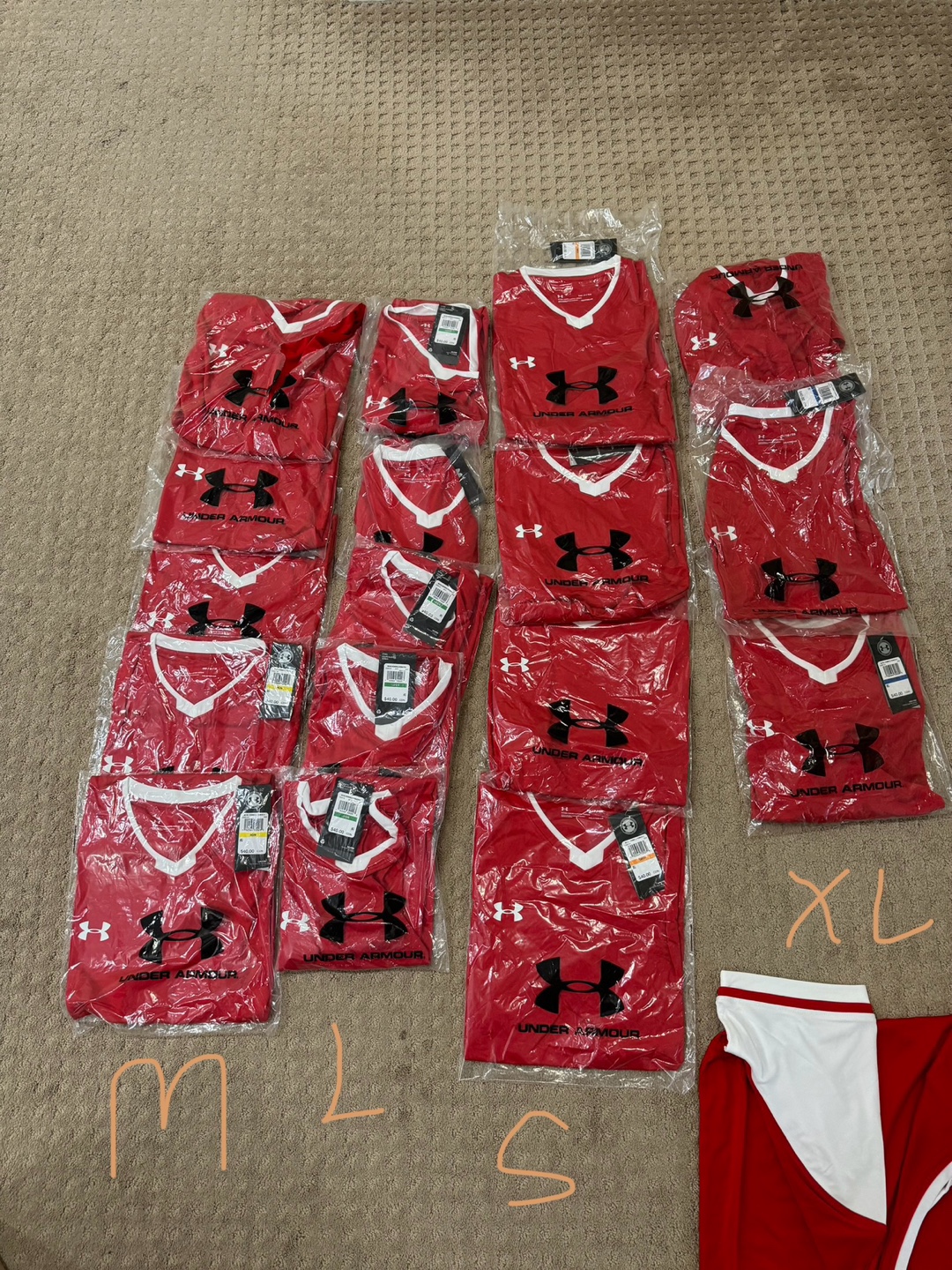 Bulk Lot of Under Armour Soccer Jerseys - Sizes S, M, L, XL - photo 2