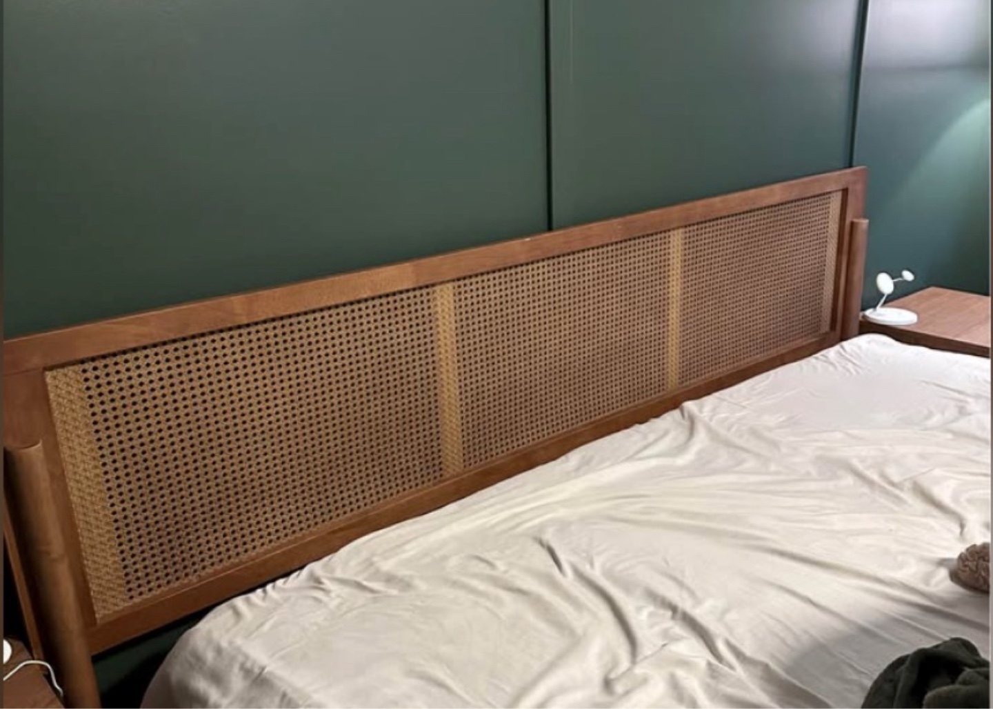 Mid-Century Modern Cane Headboard - photo 3