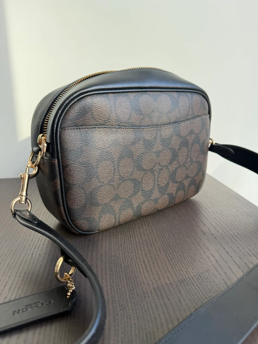 Coach Brown Signature Canvas Camera Bag image indicator(2)