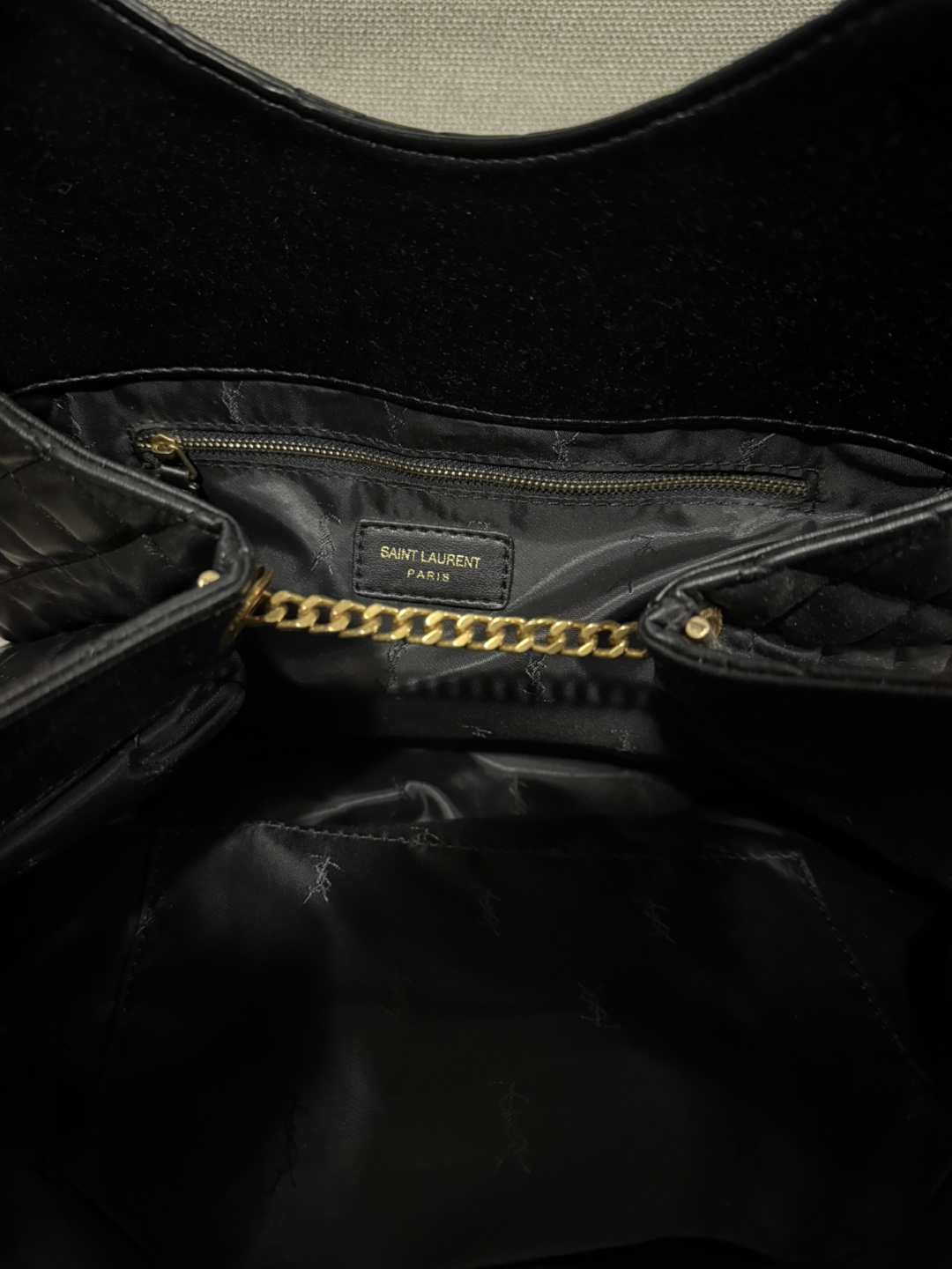 Saint Laurent Quilted Black Tote Bag - photo 2