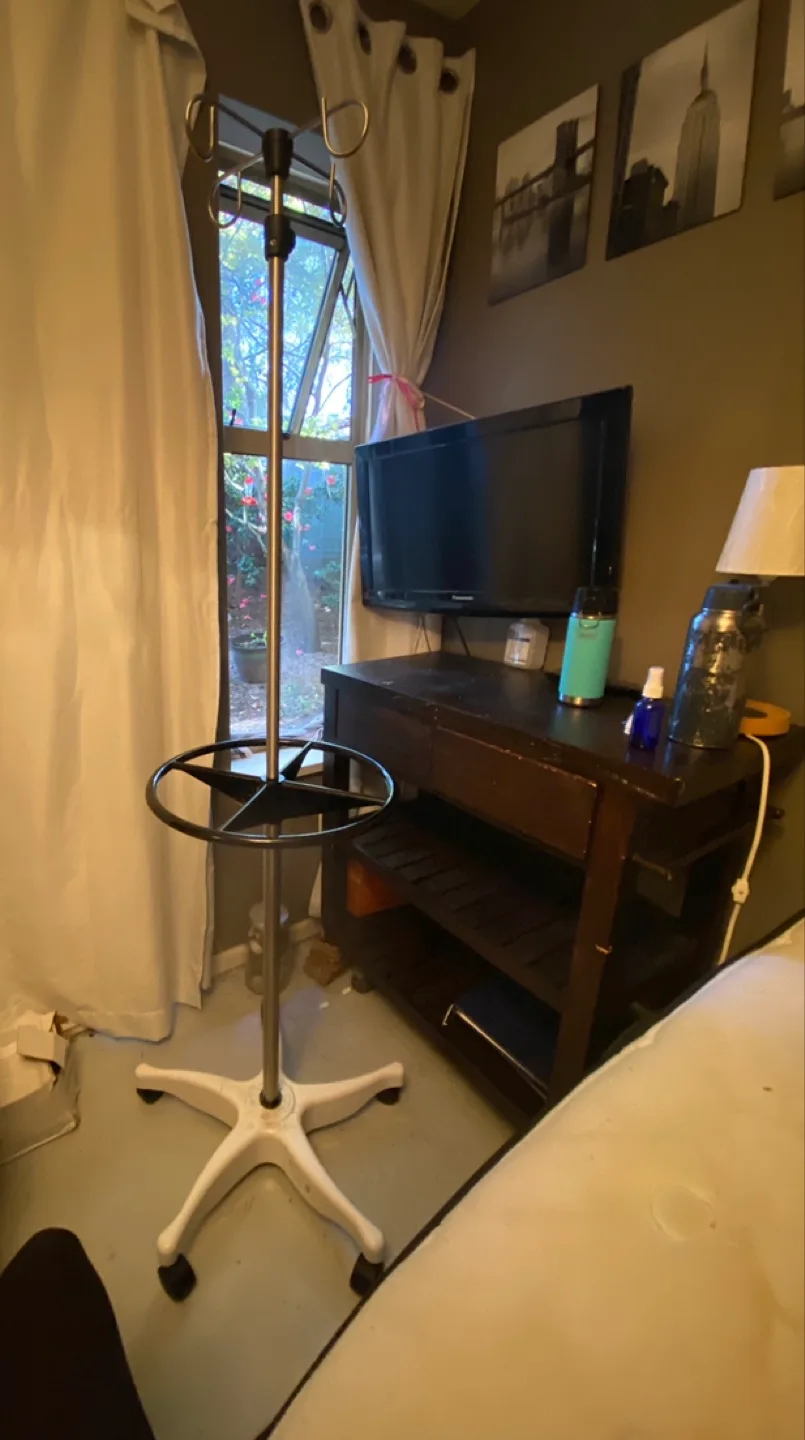 IV Pole Stand with Rolling Base thumbnail