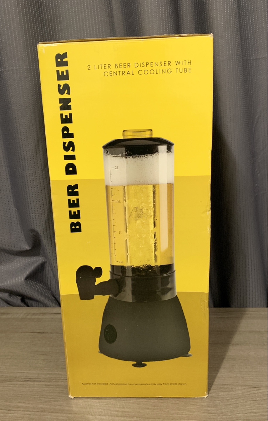2 Liter Beer Dispenser with Central Cooling Tube